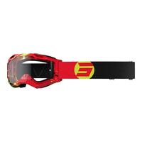 Shot Racegear Assault 2.0 Focus Motorbike Goggles - Gloss Red/Black
