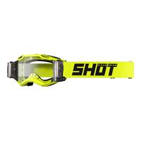 Shot Racegear Assault 2.0 Solid Roll Off Motorbike Goggles - Neon Yellow