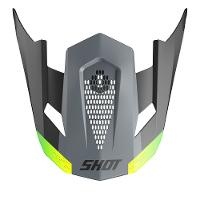Shot Lite Helmet Peak Ultra Neon Yellow Matt