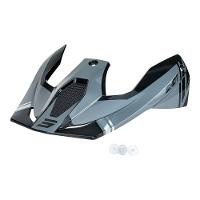 Shot Race Helmet Peak Sprint Black Holographic Pearly
