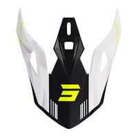 Shot Pulse Helmet Peak Lines Black/Neon Yellow Glossy