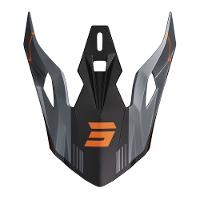 Shot Pulse Helmet Peak Lines Black/Orange Matt