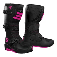 Shot Unisex Race 4 Boots - Black / Pink