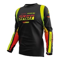 Shot Race Gear Devo Block Jersey Neon - Yellow