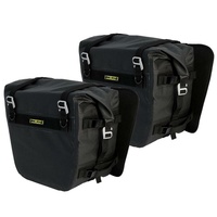 Nelson-Rigg Sierra Dry Waterproof Motorbike Saddlebags - 28L per side - Black
