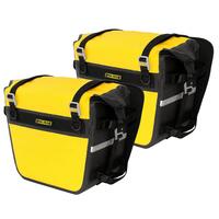 Nelson-Rigg Sierra Dry Waterproof Motorbike Saddlebags - 28L per side - Yellow