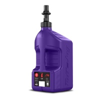 Tuff Jug Fuel Can with Black Ripper Cap with View Strip - Purple -20L