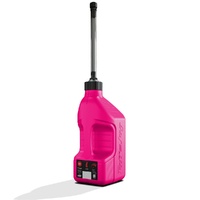 Tuff Jug - Fuel Can With Black Standard Cap Auto Shut Of Spout and View Strip - Pink -10L