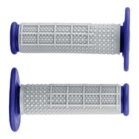 STATES Mx Pro Series Diamond Hand Grips  - Half Waffle - Blue