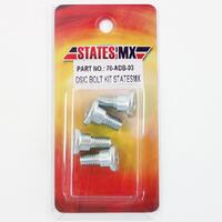 StatesMX Rear Disc Bolts for 1995-2008 Honda CR125R