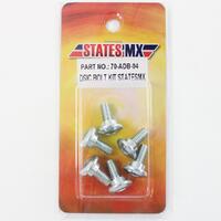 StatesMX Rear Disc Bolts for 2001-2022 Kawasaki KX85 Big Wheel