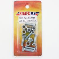 StatesMX Rear Disc Bolts for 2005-2014 Honda CRF450X