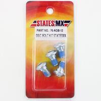 StatesMX Rear Disc Bolts for 1997-2006 Kawasaki KLX300R