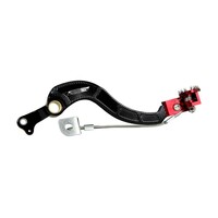 Red Flex Tip Brake Pedal for 2008-2024 Suzuki RMZ450 