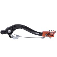 Orange Flex Tip Brake Pedal for 2008 KTM 144 SX 