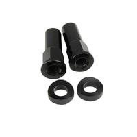 States Mx Rim Lock Nut Kit - Black