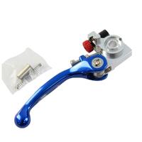 StatesMX Flex Clutch Lever for 2014-2017 Husqvarna TC85 17/14 Small Wheel - Blue (Brembo Master Cylinder)