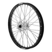 States MX Wheel Set for 2014-2018 Husqvarna TC250 21 X 1.6 - Black/Silver