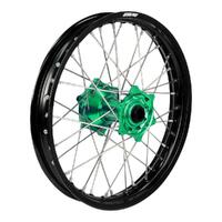 States MX Rear Wheel for 2006-2018 Kawasaki KX250F 19 X 2.15 - Black/Green