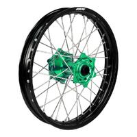 States MX Rear Wheel for 2022 Kawasaki KX250X - 19x2.15 Black/Green
