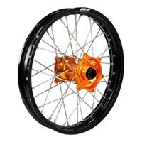States MX Rear Wheel for 2008 KTM 144 SX - 18x2.15 Black/Orange