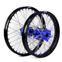 States MX Wheel Set for Kawasaki KXF 2006-2018 - 21"front/19"rear Black/Blue