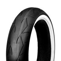 Vee Rubber White Wall Front Motorbike Tyre - 120/70B21 62H TL