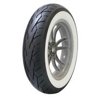 Vee Rubber White Wall Rear Motorbike Tyre - 180/60B16 74H TL