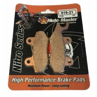 Moto-Master Front Left Nitro Sintered Brake Pads for  1992-1995 Husqvarna TE350 (for one caliper)