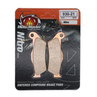 Moto-Master Front Nitro Sintered Brake Pads for 1995 Husaberg MC350 (for one caliper)