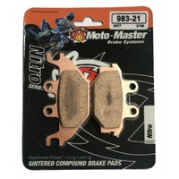 Moto-Master Brake Pads for 2012-2021 Kawasaki KVF300 Brute Force (for one caliper)