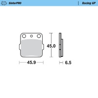 Moto-Master Brake Pads for 2018-2026 Yamaha YZ65 (for one caliper)