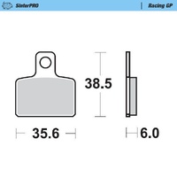 Moto-Master Brake Pads for 2023-2024 Sherco 300 Str Racing Trials (for one caliper)