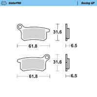 Moto-Master Brake Pads for 2006-2011 KTM 105 SX (for one caliper)