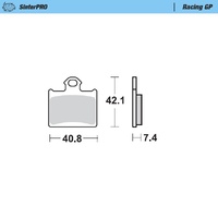 Moto-Master Rear Brake Pads for 2011-2020 KTM 85 SX (for one caliper)