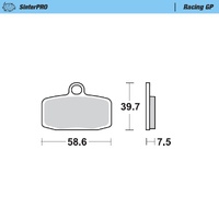 Moto-Master Front Brake Pads for 2012-2020 KTM 85 SX (for one caliper)