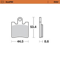 Moto-Master Front Brake Pads for 2012-2015 Triumph 1215 Trophy