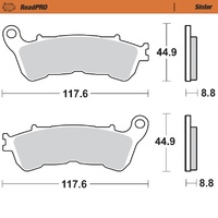 Moto-Master Front Brake Pads for 2008-2013 Suzuki C109R Boulevard