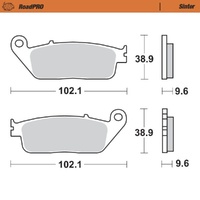 Moto-Master Front Brake Pads for 2017-2026 Kawasaki EX650RL Ninja Lams