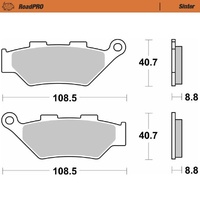 Moto-Master Front Brake Pads for 2019-2026 Benelli 500 Leoncino Trail