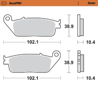 Moto-Master Rear Brake Pads for 2014-2017 Indian Chief Classic