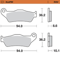Moto-Master Rear Brake Pads for 2015-2024 Bmw S1000XR