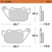 Moto-Master Rear Brake Pads for 2004-2007 Harley Davidson XLH1200 Sportster