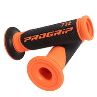 Progrip Fluro Orange Dual Density 732 Open End Grips