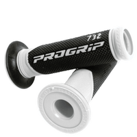 Progrip Fluro White Dual Density 732 Open End Grips
