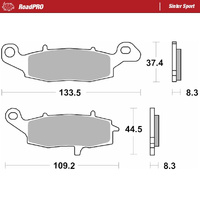 Moto-Master Front Brake Pads for 1996-1999 Kawasaki VN1500 Classic (for one caliper)