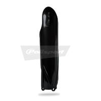 Polisport Black Fork Guards (pair) for 2022 Yamaha YZ85LW Big Wheel