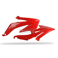 Polisport Red Radiator Scoops for 2005-2008 Honda CRF450R