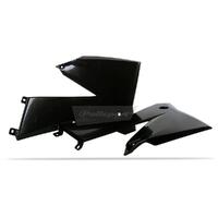 Polisport Black Radiator Scoops for 2005-2006 KTM 125 SX