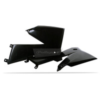 Polisport Black Radiator Scoops for 2005-2007 KTM 525 EXC
